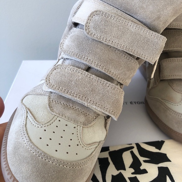 Brand new ISABEL MARANT 
bekett leather wedge sneakers - Picture 9 of 12